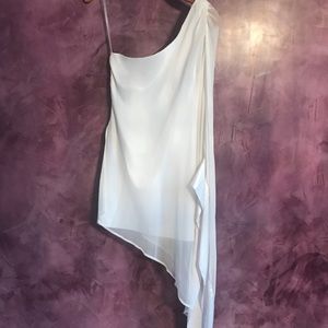Guess by Marciano One Shoulder White Dress XS. NWT